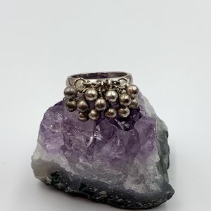 Sterling Silver Shaker Dancing Ring